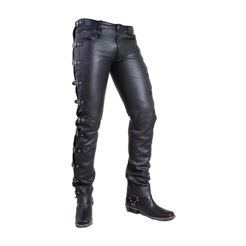 Pantaloni pelle uomo - da,
