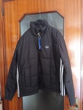 Giubbotto con zip nero Adidas