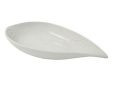 Centrotavola/Fruttiera Foglia Decoro Retrò Très Chic ,marca Wald, 50cm