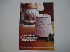 advertising Pubblicità 1977 PANDORO BAULI