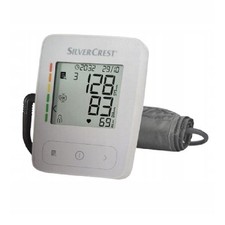 Misuratore di pressione da braccio a batteria SBM 39 Silvercrest bianco 