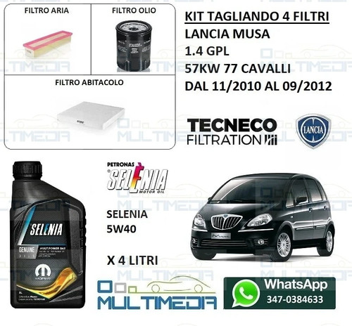 Kit tagliando lt olio - kit, e