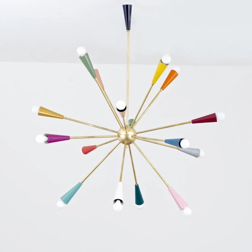 Lampadario sputnik multicolore - lampadario,