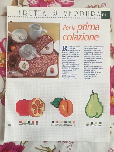 Schema punto croce ricamo - schema,