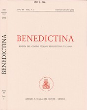 Benedictina. Rivista del