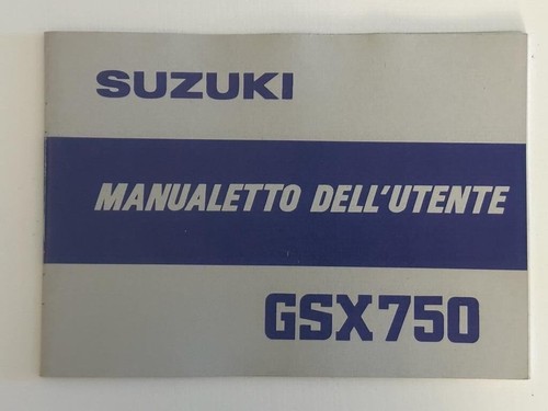 Suzuki gsx750 manuale - suzuki,