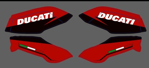 Kit adesivi paramani ducati - adesivi,