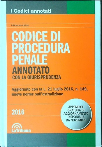 Codice procedura penale - codice, di