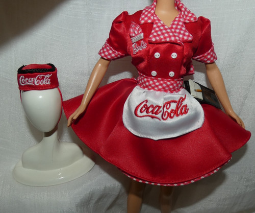 Barbie coca cola 1998 rosso - coca,