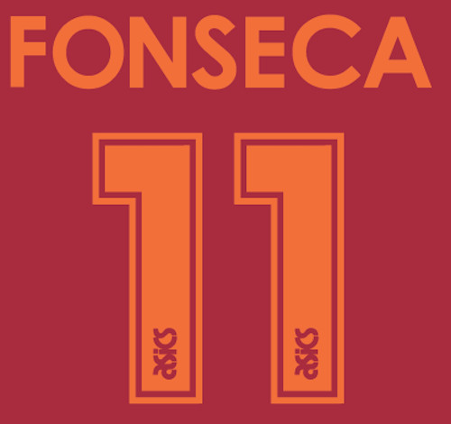 Maglia nomi roma - maglia, fonseca