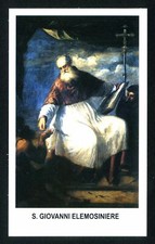  santino  holy card  image pieuse San Giovanni Elemosiniere