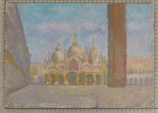 QUADRO AD OLIO VENEZIA PIAZZA