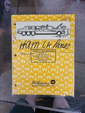 Manuale flipper Taxi Williams