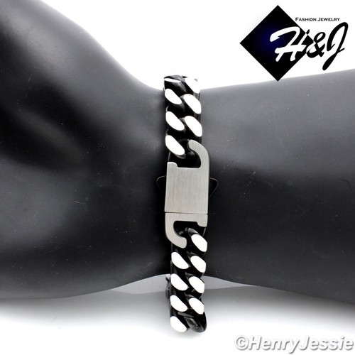 Bracciale miami curb - bracciale, 7,5"-11"