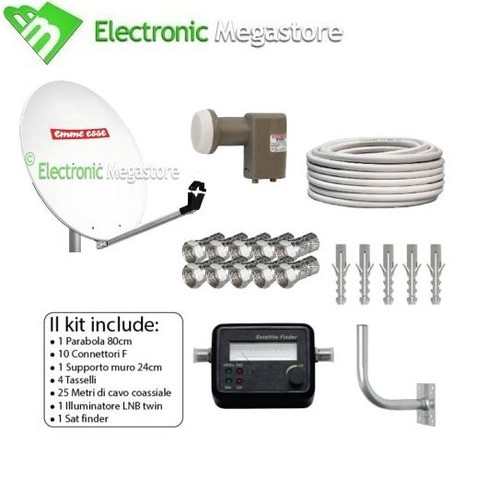 Kit completo parabola - kit,
