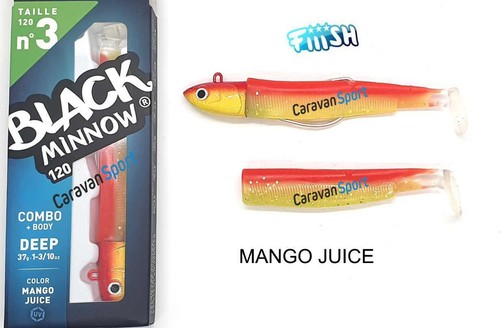 Fiiish black minnow - black, combo