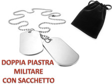 Collana militare doppia - militare,