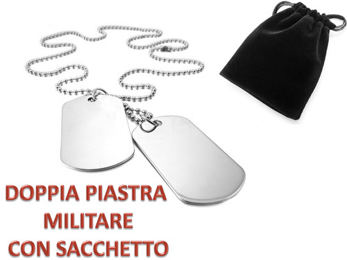 Collana militare doppia - collana,