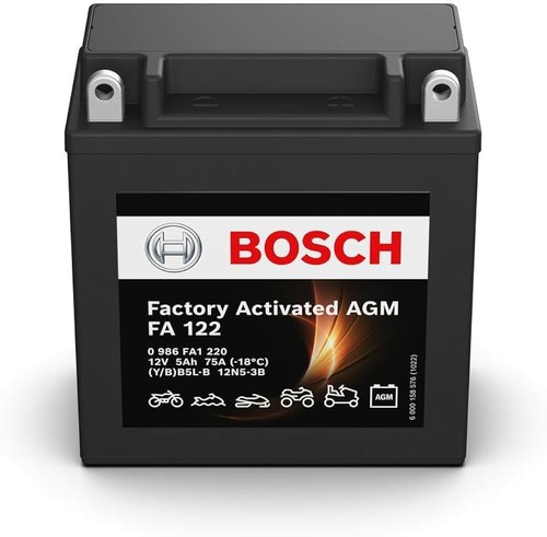Batteria 12v 5ah 75a fa122 - 12v,