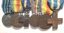 DECORAZIONI DI GUERRA COLLEZIONE MEDAGLIE CON NASTRINO