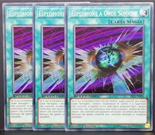 Set 3 Carte ESPLOSIONE ONDE SONICHE Comune Italiano SPEED DUEL SBLS-IT006 YUGIOH