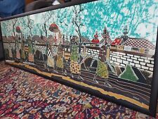  BATIK  - QUADRO TELA ORIGINALE ORIENTALE 145 x 46,5