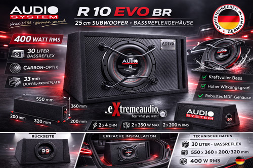 Sistema audio evo br - r, 10