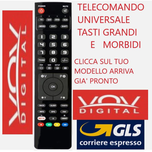 Telecomando universale vov - ,