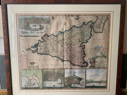 Frederick wit sicily map - de,