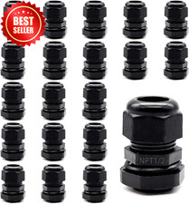 20PCS Pressacavi Nylon 1/2"