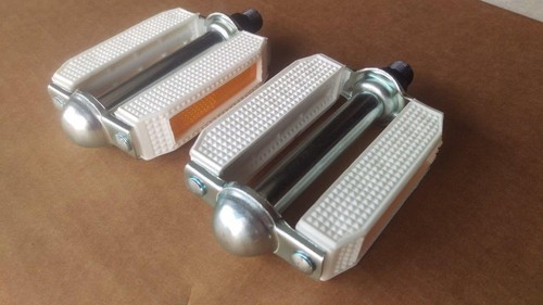 White block pedali bici - white,