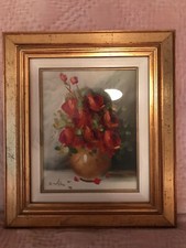 Quadro "VASO DI ROSE