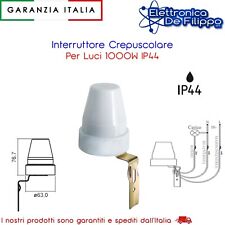 Interruttore Sensore Crepuscolare Mini Da 10A 220V Per Lampade Faro Faretto LED