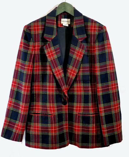 Giacca blazer lana rosso - , a
