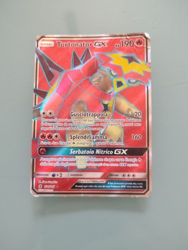 Lotto carte pokemon turtonator - lotto,