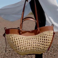 Borsa Tote Rafia Edizione Cyme