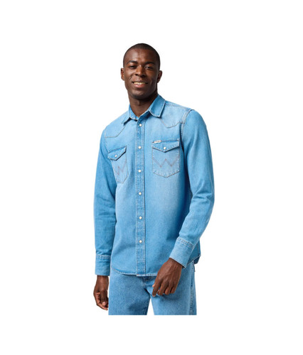 Camicia denim uomo manica