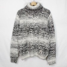 Maglione dolcevita Dolce & Gabbana bianco e grigio da uomo