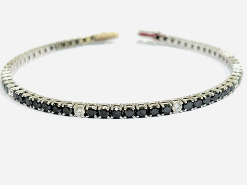 Bracciale tennis diamanti neri - tennis,