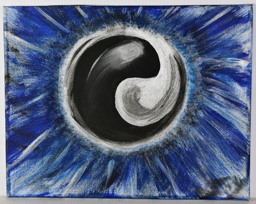 Dipinto olio tela astratto - tela,