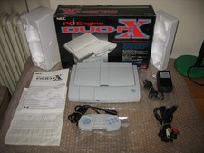 BOXED NEC PC ENGINE DUO RX SUPER CD ROM CONSOLE JAP IMPORT!