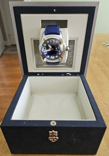 Men corum blue bubble watch - men's,