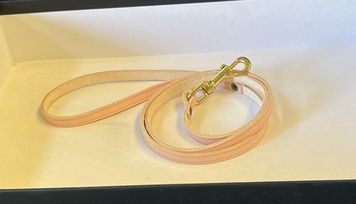 Guinzaglio pelle rosa - pelle,