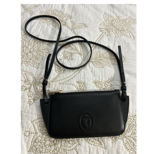 Trussardi black crossbody bag - trussardi,