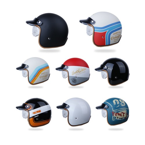 Dot casco moto open face - casco,
