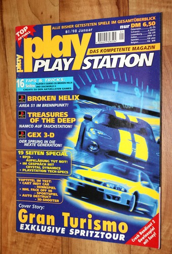 1998 playstation magazine gex - playstation,