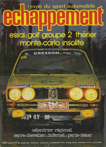 Echappement 125 1979 - echappement, n°125