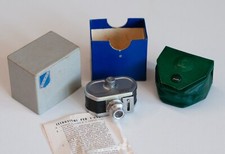 MICROCAMERA , Scat , Made in italy 1951 +box+astuccio+istruzioni+ pellicole bn