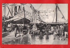 SAN BENEDETTO DEL TRONTO- VARO DI UN PESCHERECCIO - Viagg. 1918 - ASCOLI PICENO