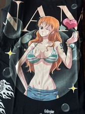 NUOVA maglietta oversize classica regime civile Namis Rise in nero vintage taglia XLarge 